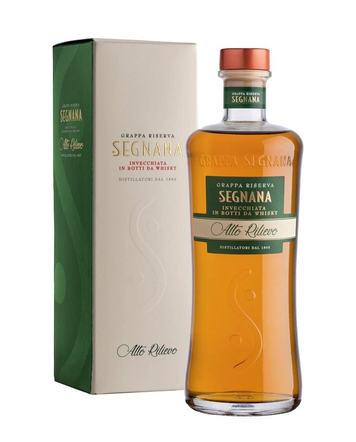 Grappa Trentina Riserva "Alto Rilievo" (Invecchiata in Botti Di Whisky) 0,7L Astucciata