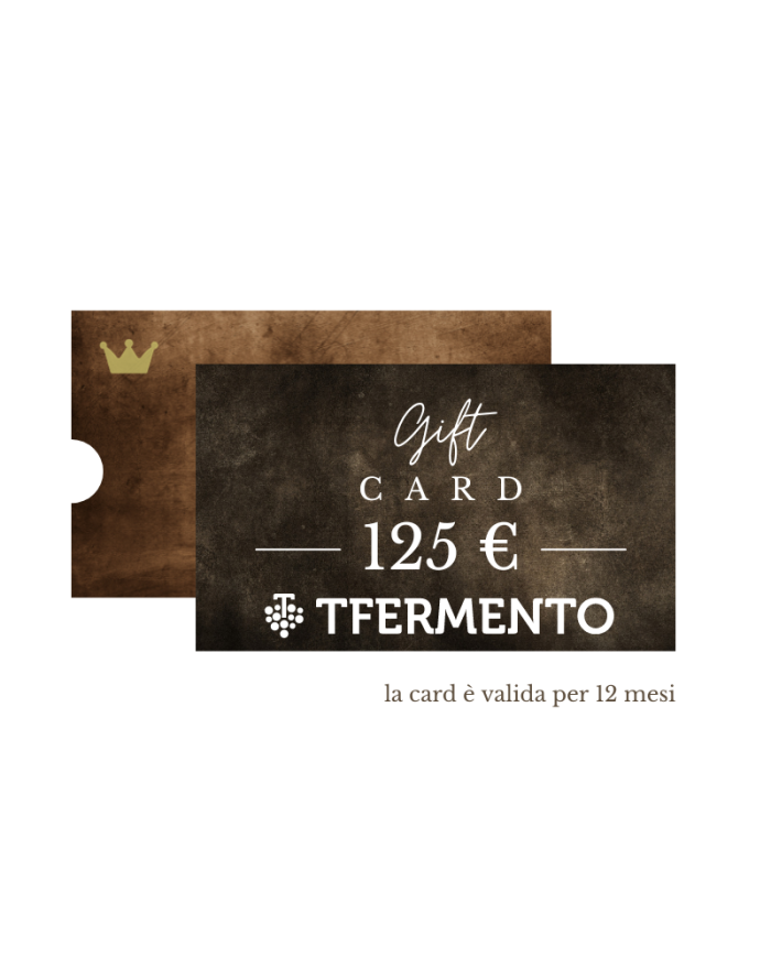 TFermento Gift Card - 125 euro TFermento Gift Card - 125 euro