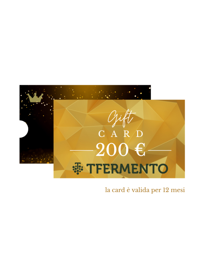 TFermento Gift Card - 200 euro TFermento Gift Card - 200 euro