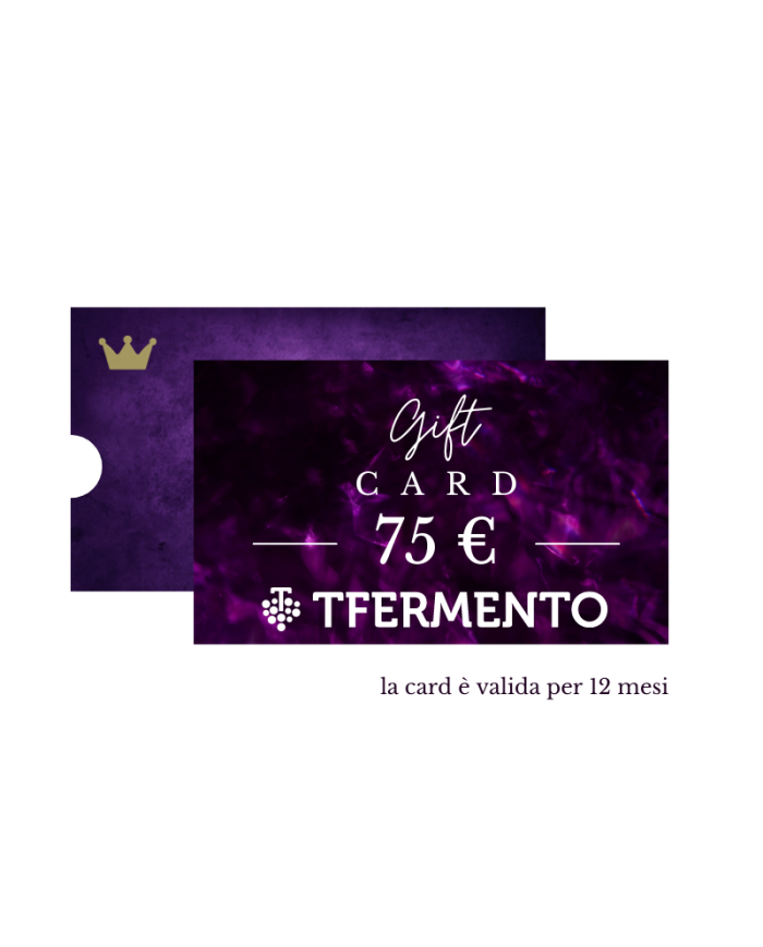 TFermento Gift Card - 75 euro TFermento Gift Card - 75 euro