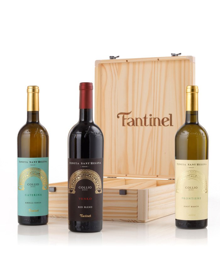 Wooden Box 3 bt. Collio Tenuta Sant'Helena