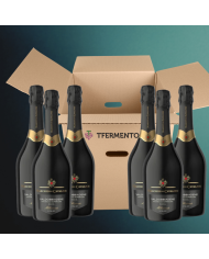 Wine Box 6 bottles Prosecco Valdobbiadene D.o.c.g. Superiore Extra Dry