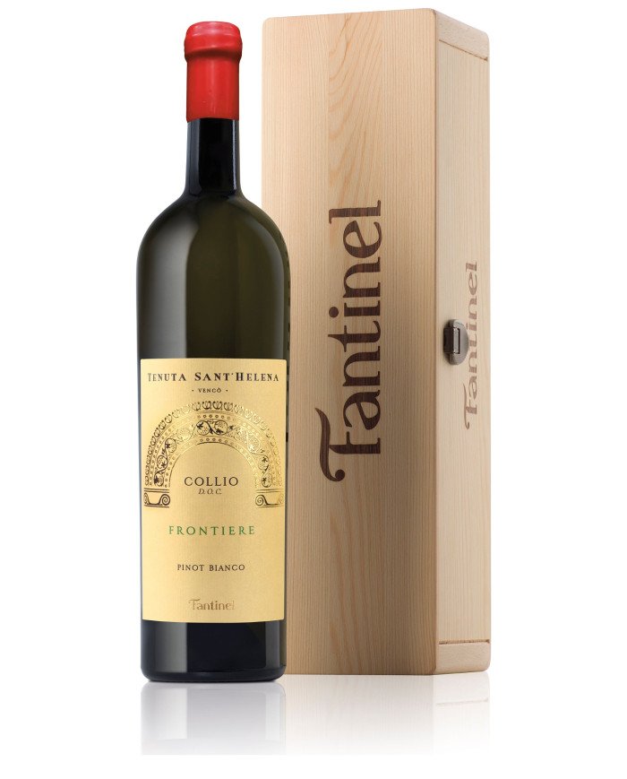 Frontiere 2022  Pinot Bianco Collio D.o.c. Tenuta Sant'Helena MAGNUM 1,5L CASSA LEGNO